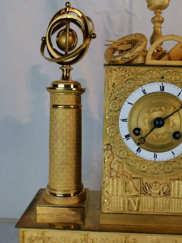 Empire - A Empire ormolu Clock - Scientific Objects. Early 19th Circa 1805 