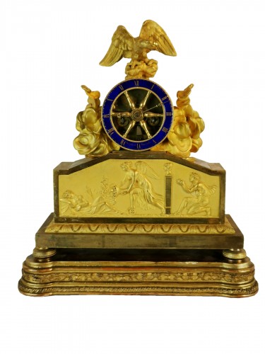 A Empire ormolu skeleton clock-  Early 19th Circa 1805