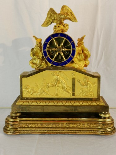 A Empire ormolu skeleton clock-  Early 19th Circa 1805 - Horology Style Empire