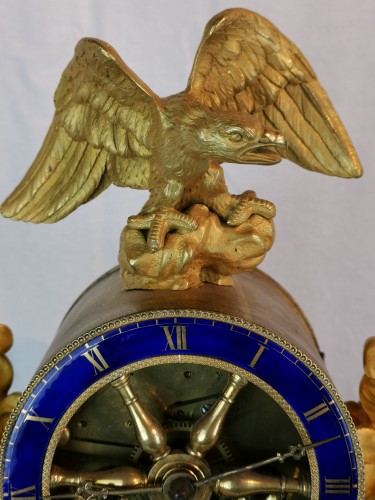 A Empire ormolu skeleton clock-  Early 19th Circa 1805 - Empire