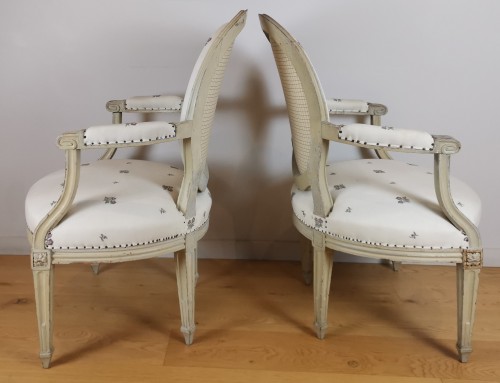 18th century - A Louis XVI armchairs by Louis Nicolas Pillot