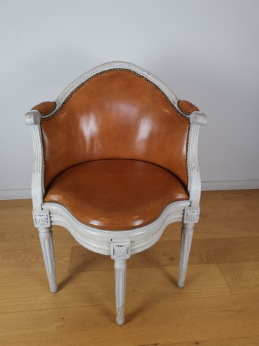 Seating  - A Louis XVI Fauteuil De Bureau Stamped Jean-nicolas Blanchard Circa 1775. 