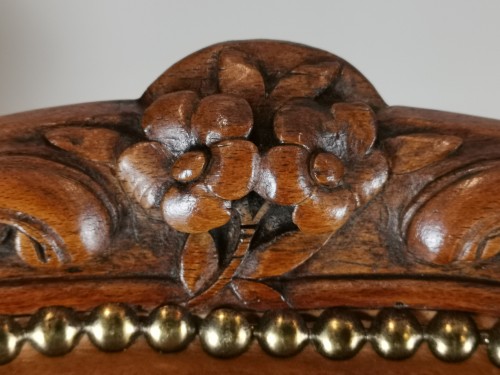 Louis XV - Set of four French Louis XV beechwood chairs , Mid 18th Century circa 1750