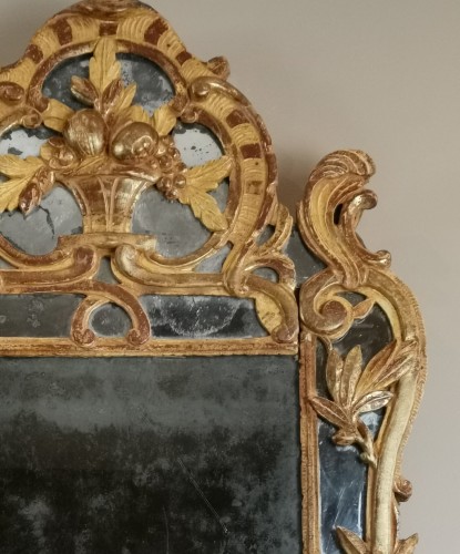 XVIIIe siècle - Miroir provencal d’époque Louis XV