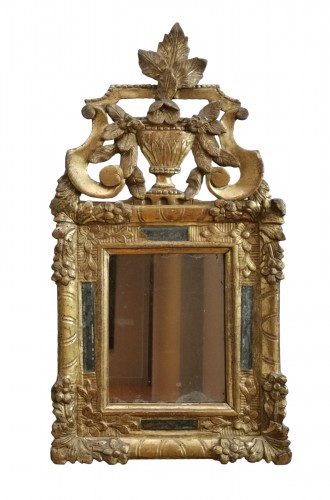 A giltwood Louis XIV Mirror Circa 1660-1699