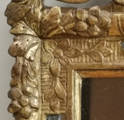 17th century - A giltwood Louis XIV Mirror Circa 1660-1699
