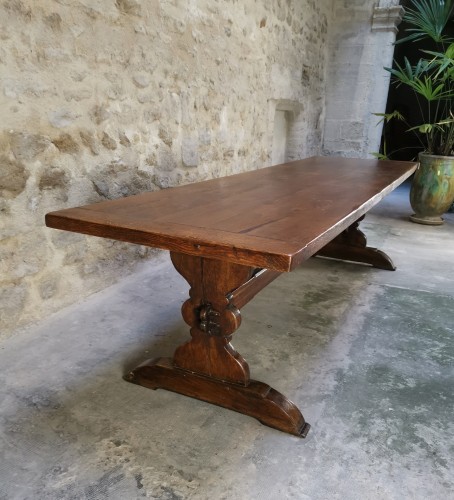 XVIIIe siècle - Table de grand’salle d’époque Louis XIV