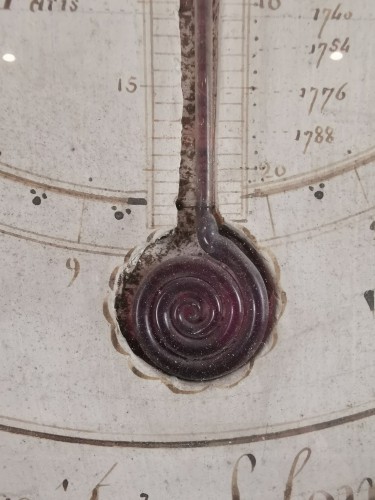 Antiquités - A Louis XVI Neo-classical Barometer-thermometer 18th Century Circa 1780