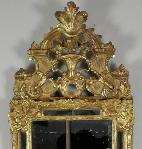 A Régence giltwood mirrorCirca 1714 - Mirrors, Trumeau Style French Regence