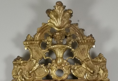 A Régence giltwood mirrorCirca 1714 - 