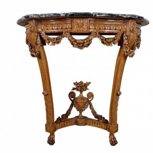 A Louis XVI Greek-neoclassical console  18th Century Circa 1781