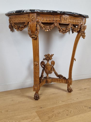 Mobilier Console - Console à la Grecque-néoclassique d’époque Louis XVI Vers 1781