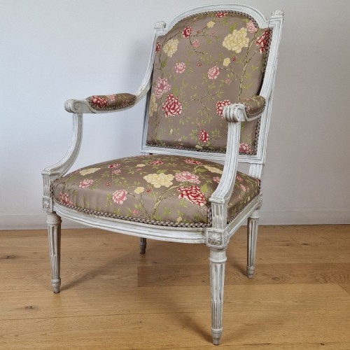 Seating  - A Louis XVI armchair stamped  Jean-René Nadal, called Nadal the elder 18th 