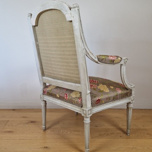 A Louis XVI armchair stamped  Jean-René Nadal, called Nadal the elder 18th  - 