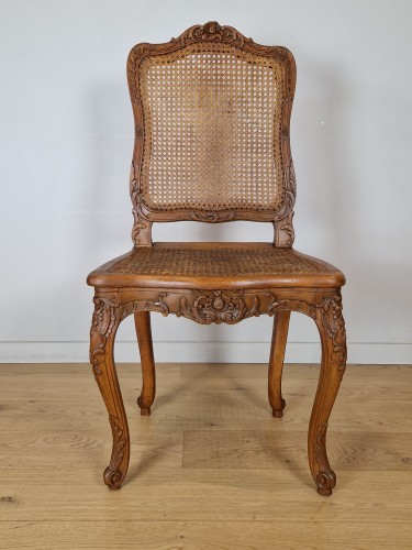 Suite de quatre chaises d’époque Louis XV, vers 1740. - Louis XV