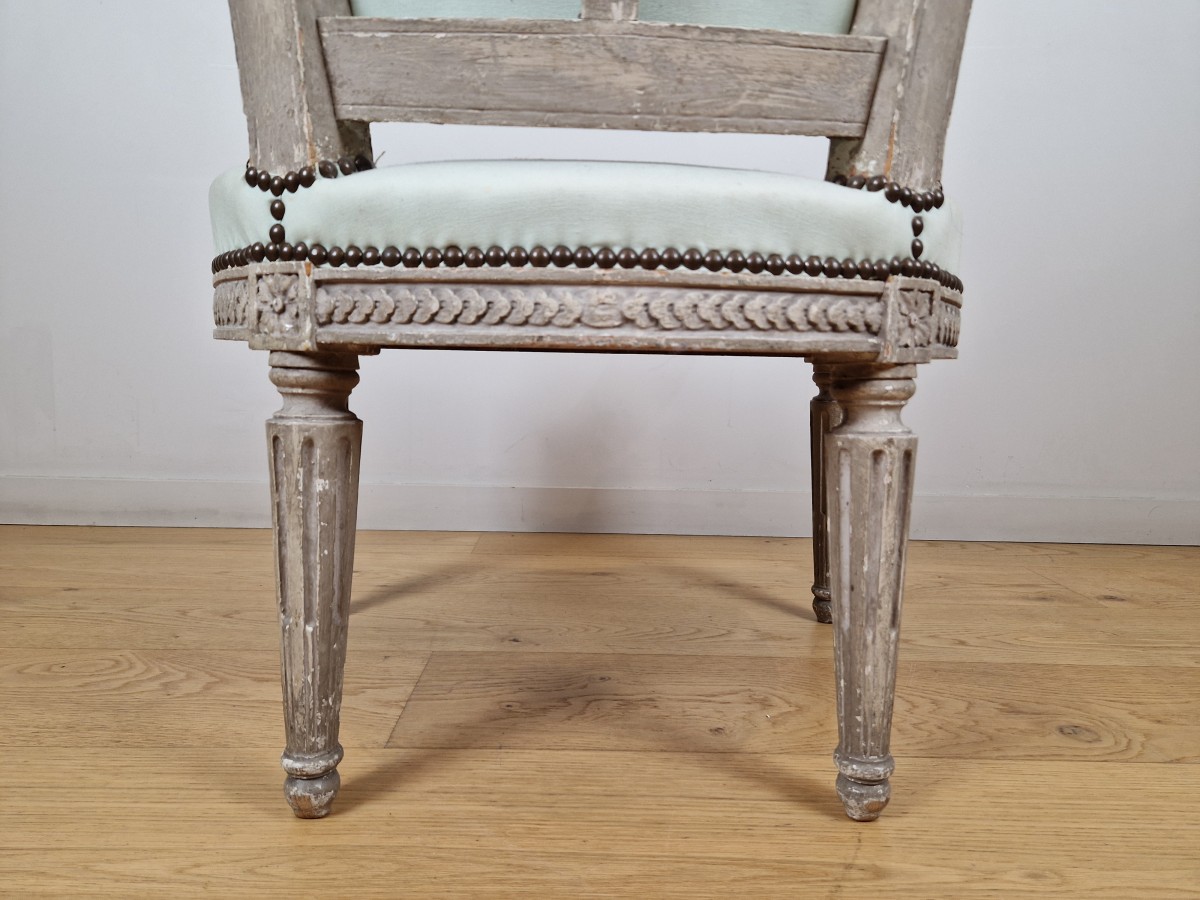 Set of 6 Louis XVI armchairs stamped Pierre Brizard - Ref.94588