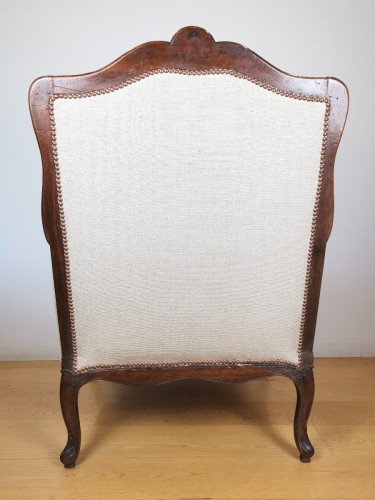 XVIIIe siècle - Large bergère Louis XV