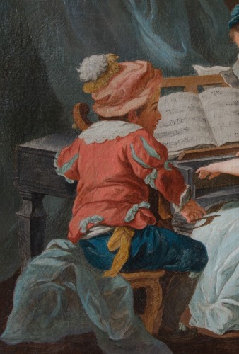 Allegory of Music, mid-18th century workshop Carle Van Loo circa 1755-1760 - Louis XV