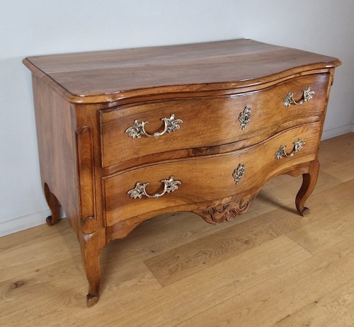 Commode d’époque Louis XV attribuée à Jean François Hache - Mobilier Style Louis XV