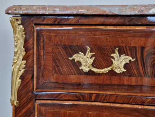 Louis XV - A Louis XV chest of drawermid stamped Birclet  early 18th century
