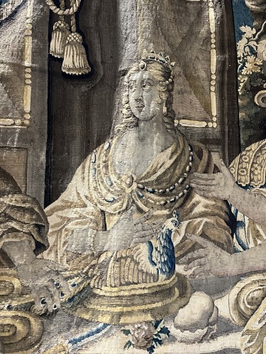 XVIIe siècle - Tapisserie d'Aubusson du XVIIe siècle - Le banquet d'Alcinous d’après Isaac Moillon