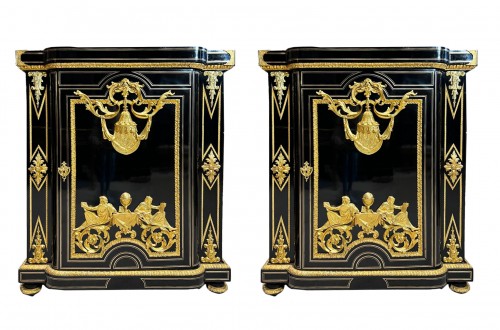 Paire of 19th century cabinet by Mathieu Befort