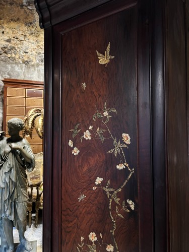 Antiquités - Japanese lacquer bookcase attributed to Perret and Vibert