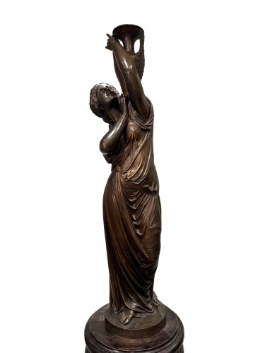 Femme drapée à l’antique par Pierre Loison 1816-1886