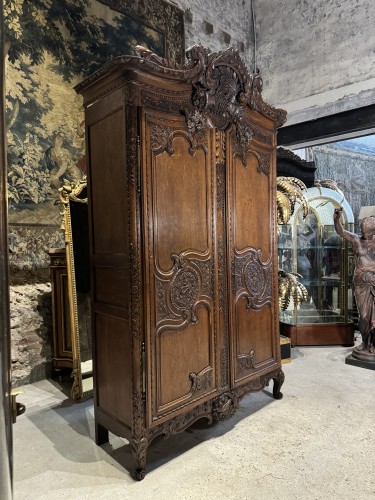 Mobilier Armoire - Armoire normande fécampoise dite d’armateur XIXe siècle