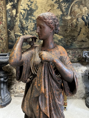 Diane de Gabies statue en fonte de fer, Val d’Osne XIXe siècle - Antiquités Simon