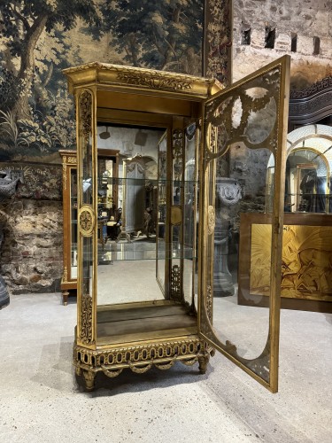 Napoleon III gilded wood display case - Napoléon III