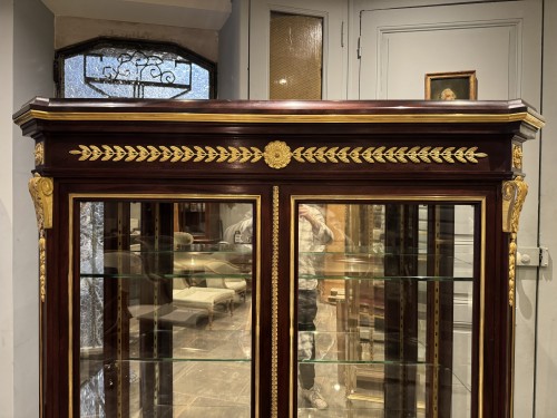 Vitrine Napoléon III en acajou et bronzes dorés - Napoléon III