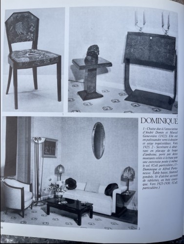 Seating  - Maison Dominique - Art Deco Salon set, Tonneau model