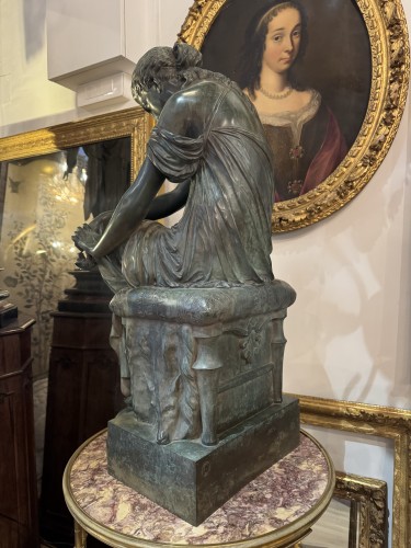 XIXe siècle - Psyché -Eugène Antoine Aizelin ( 1821-1902 ) fondeur Barbedienne
