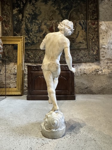 Faune au coquillage signé de Durenne fonderie du Val d’Osne - Napoléon III