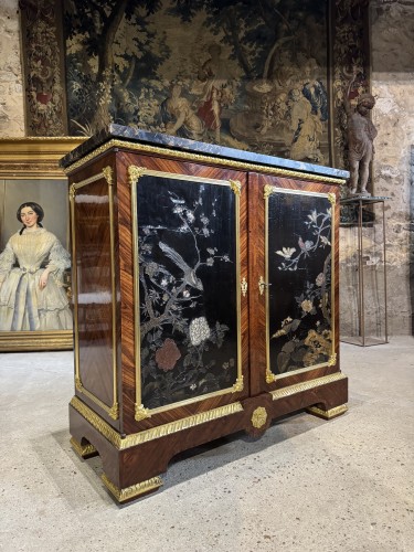 Furniture  - 19th century Coromandel cabinet by Escalier de cristal
