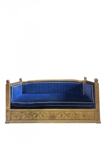 Canapé fin XIXe de style Empire