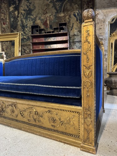 Canapé fin XIXe de style Empire - Napoléon III