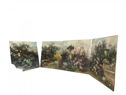 Jean Capeinick ( 1838-1890 ) suite de 4 huiles sur toile monumentales