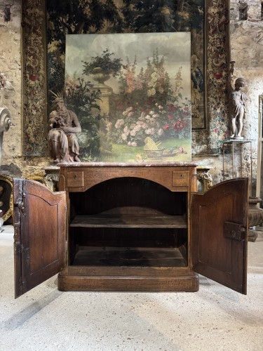 18th-century hunting sideboard stamped by Nicolas Martigny  - 