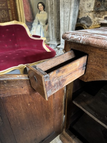 Antiquités - 18th-century hunting sideboard stamped by Nicolas Martigny 