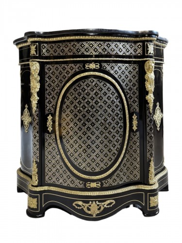 Meuble d’appui en marqueterie boulle Napoléon III