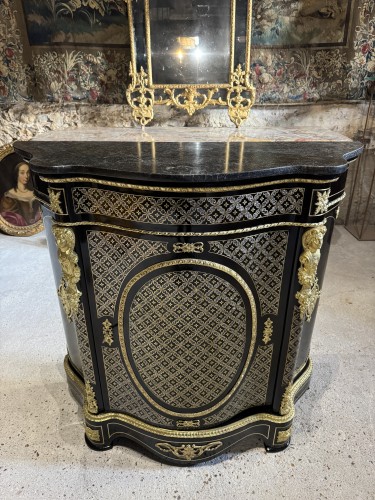 Mobilier Buffet - Meuble d’appui en marqueterie boulle Napoléon III