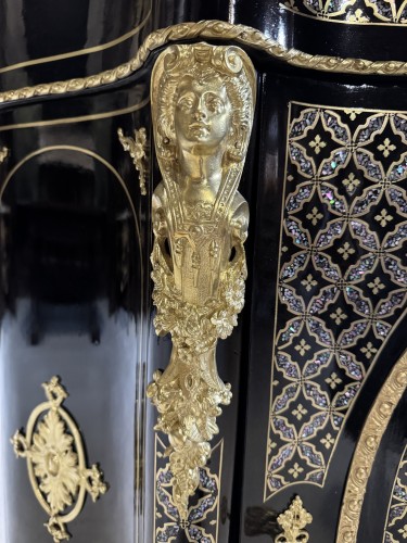 Meuble d’appui en marqueterie boulle Napoléon III - Napoléon III