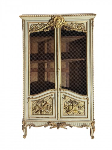 Bibliothèque de style Louis XV d’époque Napoléon III