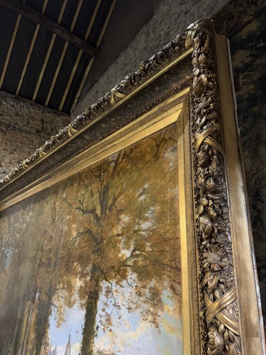 André Charles Hyppolyte - Tableau monumental représentant le château de Maintenon - Napoléon III