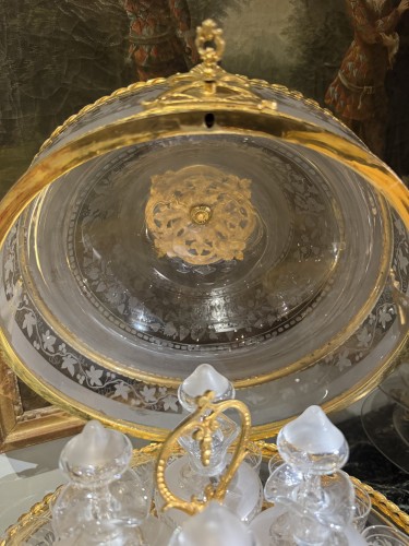 Napoléon III - Cave à liqueurNapoléon III  en bronze et cristal