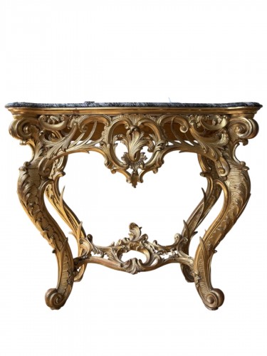 Console italienne du XIXe siècle