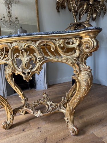 XIXe siècle - Console italienne du XIXe siècle