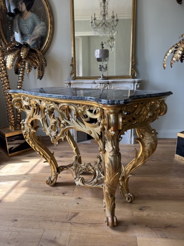Antiquités - Console italienne du XIXe siècle